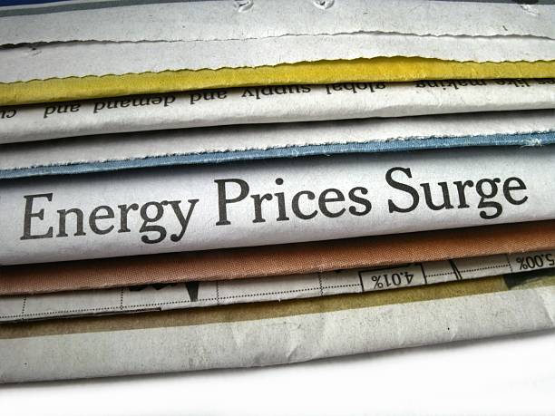 Energy Prices Surge stock photo