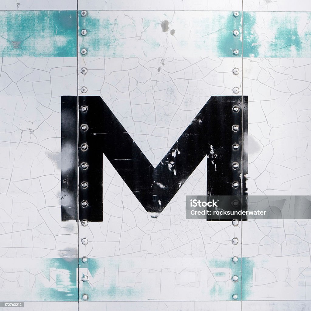 Letra "M" - Foto de stock de Arte libre de derechos