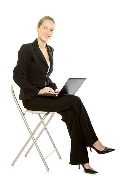 istock Businesswoman working isolated on white 172763233