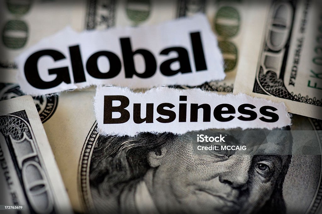 Negócios global - Foto de stock de Bolsa de valores e ações royalty-free