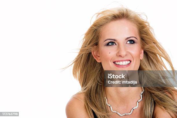 Portret Pięknej Młodej Kobiety Student - zdjęcia stockowe i więcej obrazów Blond włosy - Blond włosy, Codzienne ubranie, Dmuchać