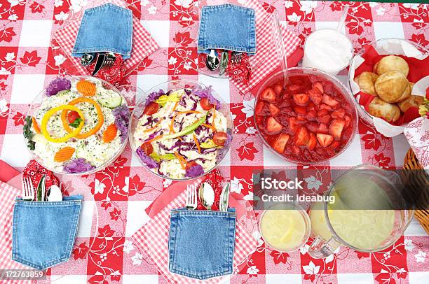 Summertime Picnic Stock Photo - Download Image Now - Bowl, Potato Salad, Appetizer