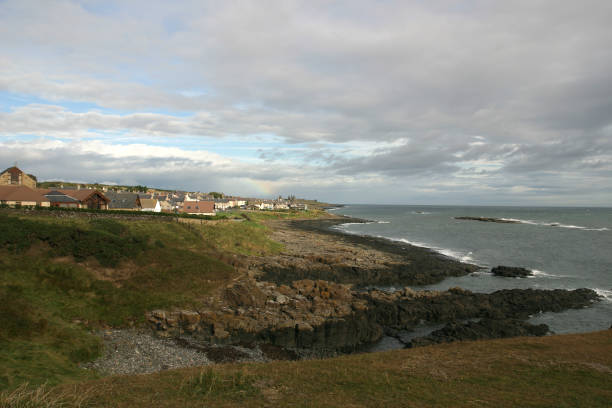 istock Craster village and castle Northumberland 172763968