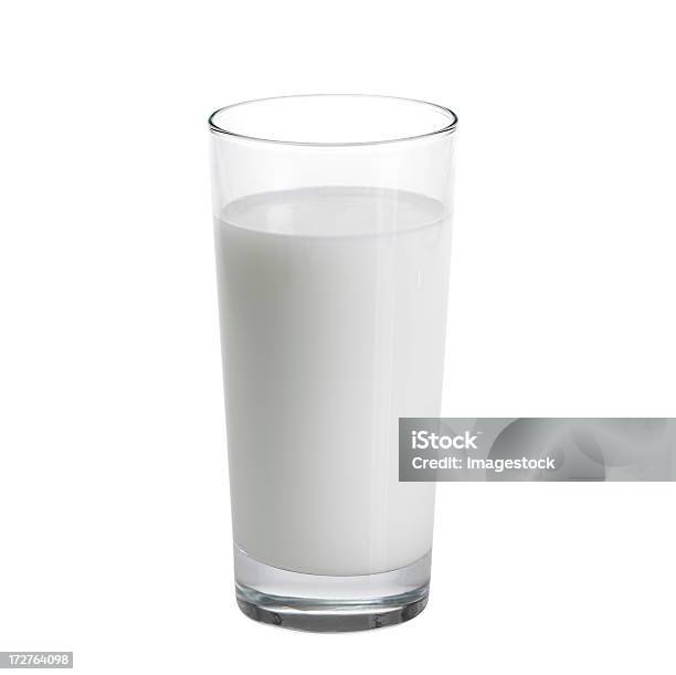 유리컵 Of 우유관 우유에 대한 스톡 사진 및 기타 이미지 - 우유, 유리잔, 흰색 배경