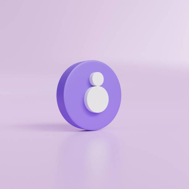 istock 3D realistic user cartoon concept. on purple background 3d icon  render illustration 1727642169