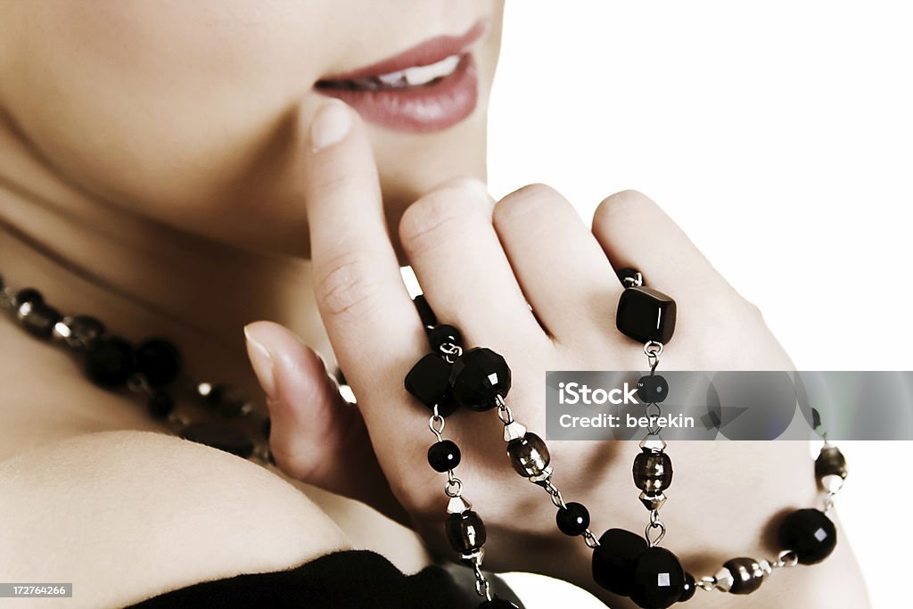 Mujer con jewels - Foto de stock de Moda libre de derechos