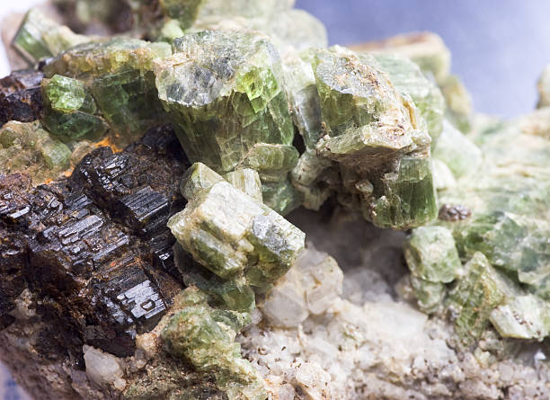 istock Rocks and Minerals - Diopside with Vesuvianite 172764689