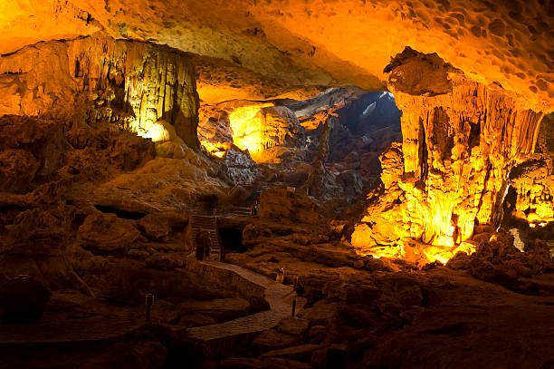 Cave stock photo