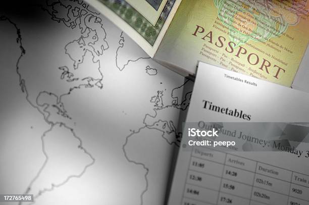 Passaporto Serie - Fotografie stock e altre immagini di Agenda - Agenda, Turismo, Affari