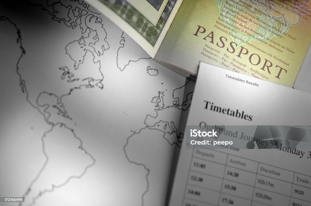 Passaporte série - Royalty-free Agenda Pessoal Foto de stock