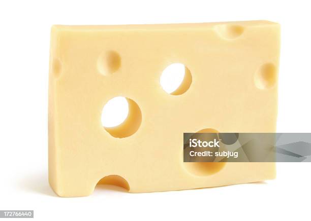 Swiss Cheese Stock Photo - Download Image Now - Swiss Cheese, Cheese, Cut Out
