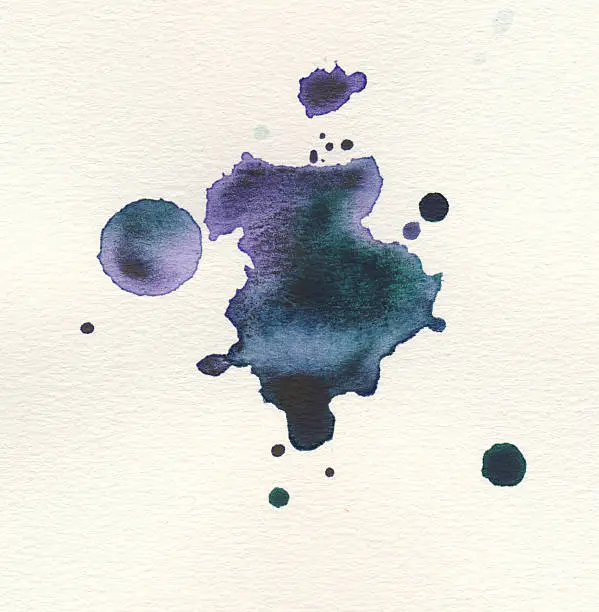 Photo of Painted watercolor on paper