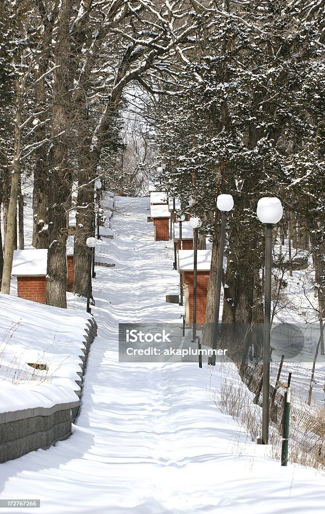 Loretto Hill Incline View of Way of the Cross on Loretto HillClick on LIGHTBOX BUTTON Below to see more images of MY WINTER FAVORITES Famous Place Stock Photo