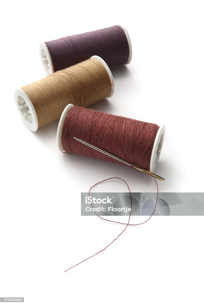 Matérias têxteis: Sombras de Brown - Royalty-free Agulha - Loja de Miudezas Foto de stock