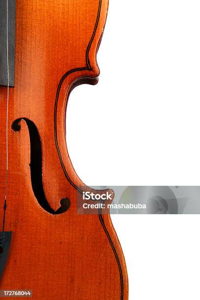 Violine Stockfoto und mehr Bilder von Geige - Geige, Weißer Hintergrund, Clipping Path