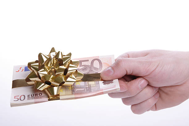 Money present stock photo