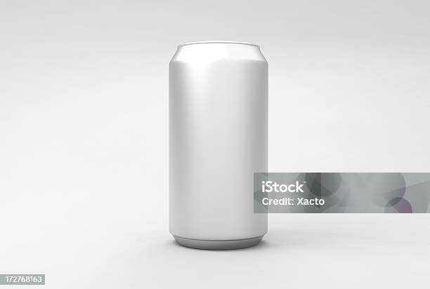 Aluminium Drink Können Schneidepfade Stockfoto und mehr Bilder von Bier - Bier, Blechdose, Weißer Hintergrund