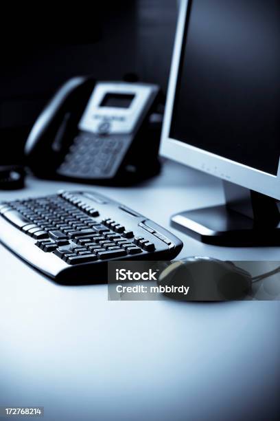 Desktop Pc Stock Photo - Download Image Now - Business, Computer, Computer Keyboard