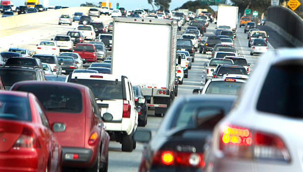 traffic (#35 of series) A traffic jam on a California freeway. (For a great traffic jam photo in Los Angeles California type in 11994853 in the search.) traffic jam stock pictures, royalty-free photos & images