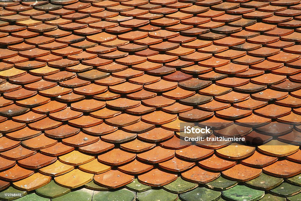 Roof tiles Architectural Feature Stock Photo