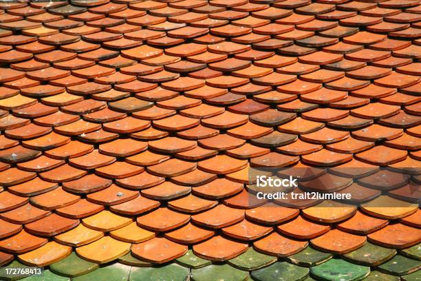 Roof Tiles Stock Photo - Download Image Now - Architectural Feature, Backgrounds, Ceramics