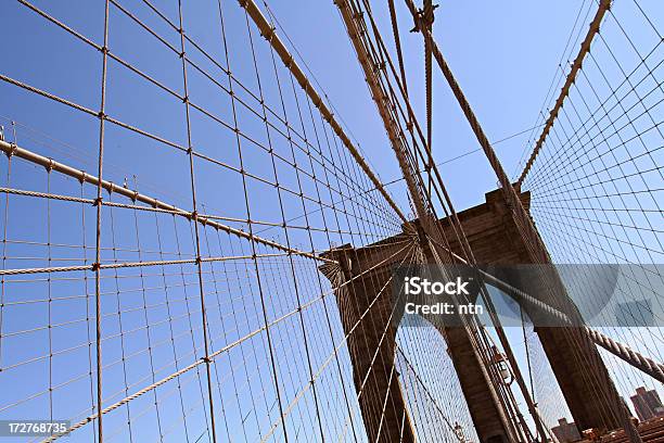 Puente De Brooklyn Nueva York Nueva York Foto de stock y más banco de imágenes de Abstracto - Abstracto, Acero, Aire libre