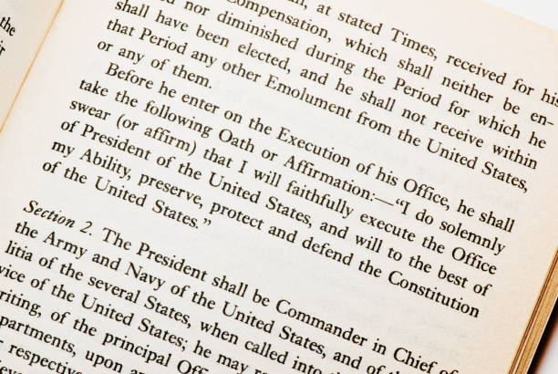 istock Oath of Office for US President - Constitution Series 172769143