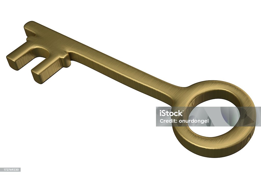 Golden Key - Foto stock royalty-free di Affari