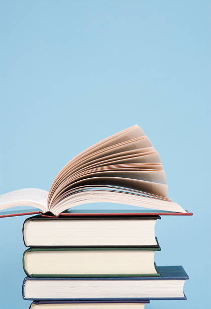 istock Pile of Books Profile View 172769352