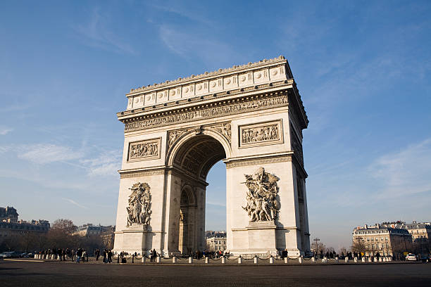istock Arc de Triomphe and Traffic Circle, Paris, France 172769676