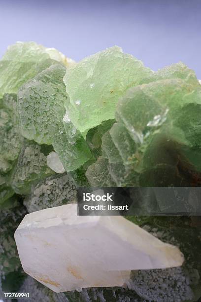 Rocks And Minerals Fluorite Calcite Stock Photo - Download Image Now - Calcite, Green Color, Alternative Medicine