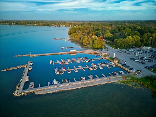 istock Small Marina with Ferry Berth 1727703731