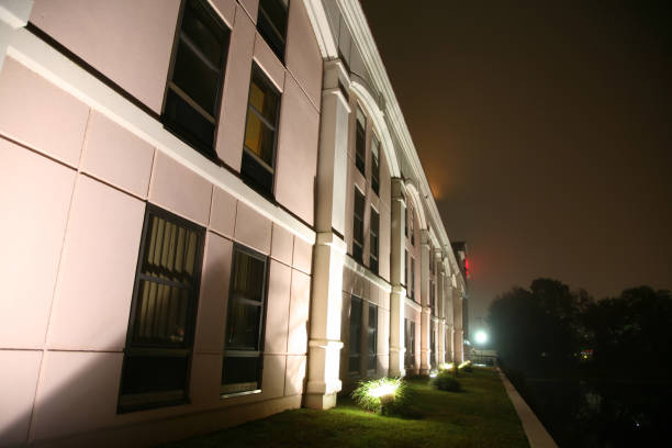 istock Foggy Hotel at Night 172770600