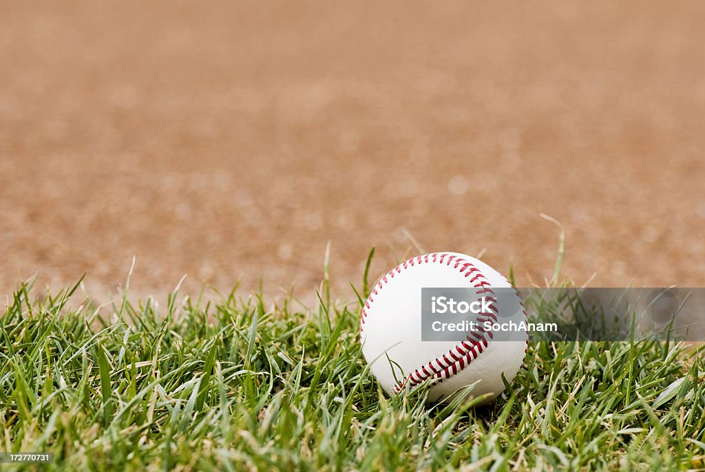 Baseball in dem Infield - 2 - Lizenzfrei Baseball-Frühjahrstraining Stock-Foto