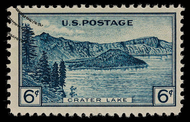 istock Crater Lake National Park US postage stamp 172771030