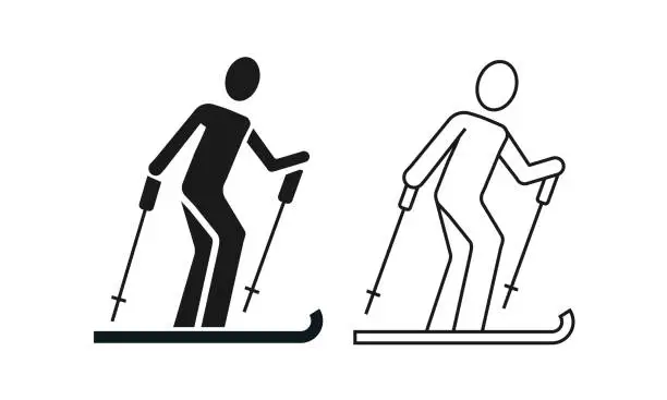 Vector illustration of Winter tourism and ski concept. sport skier. vector.
Ski, Snowboard, Mountain, Snowboard