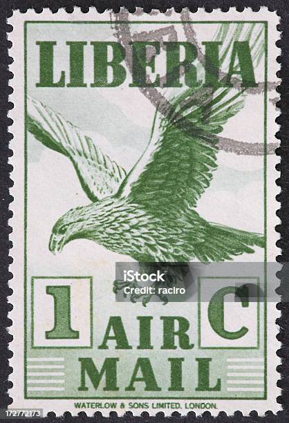 Foto de Eagle Ocorreu Stamp e mais fotos de stock de Animal - Animal, Antigo, Antiguidade