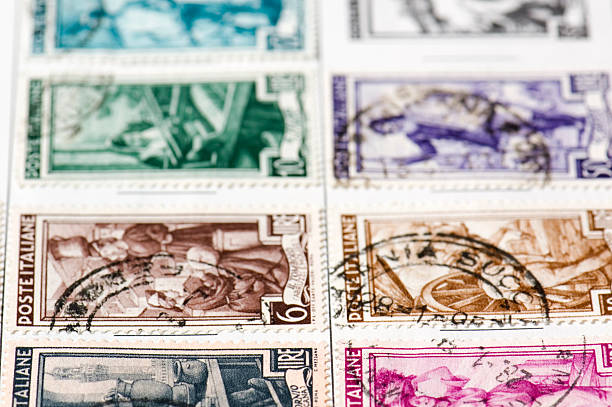 istock Stamps of Italy collection 172772219