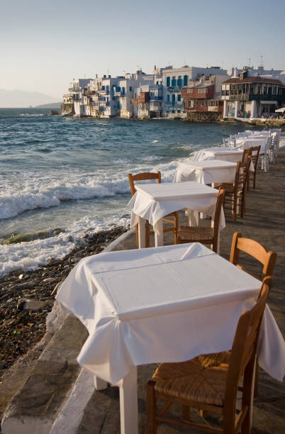 istock Alfresco Dining, Little Venice, Mykonos 172772571