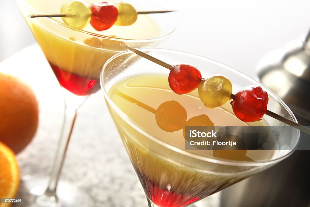 Coquetel de imagens estáticas: Tequila pôr-do-sol - Foto de stock de Macrofotografia royalty-free