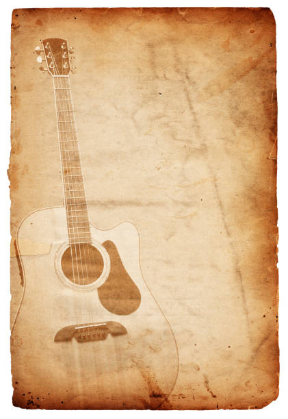 istock Vintage Guitar Paper XXXL 172773521