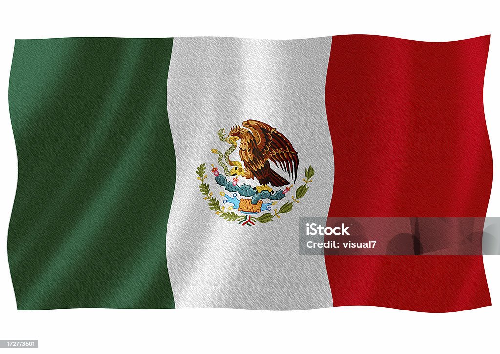Mexikanische Flagge - Lizenzfrei Mexikanische Flagge Stock-Foto