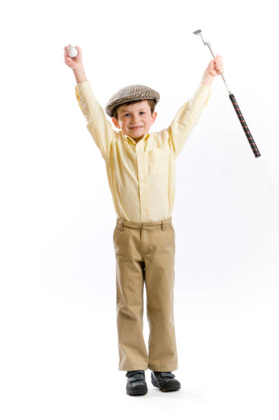 istock Little golfer's winning putt 172773812