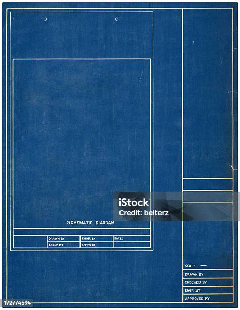구성도 청사진에 대한 스톡 사진 및 기타 이미지 - 청사진, 공란, 종이