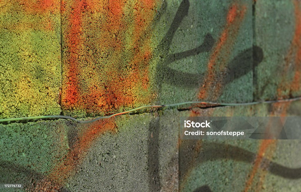 Fondo de Graffiti y de color intenso. - Foto de stock de Abstracto libre de derechos