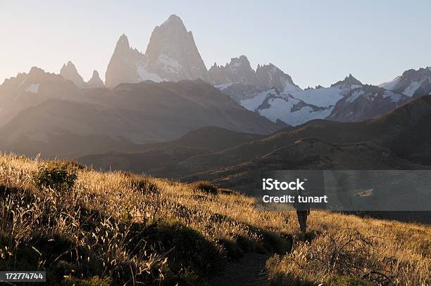Senderismo En La Patagonia Foto de stock y más banco de imágenes de Chaltén - Chaltén, Excursionismo, Bariloche