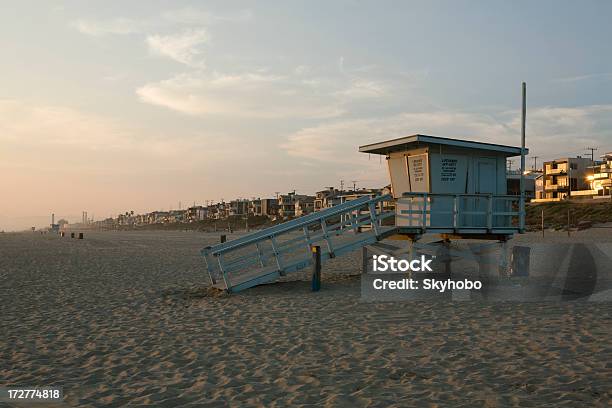 Foto de Praia De Manhattan Ao Pôrdosol e mais fotos de stock de Califórnia - Califórnia, Cidade de Los Angeles, Condado de Los Angeles