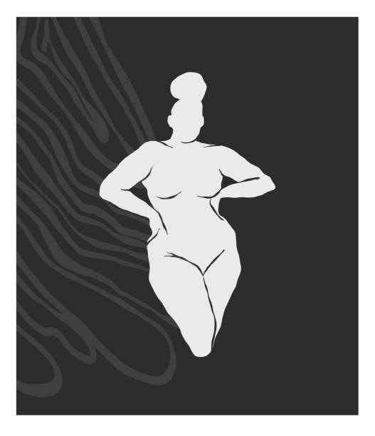 Hand drawn vector abstract graphic line art ,contemporary collection print with boho aesthetics female body graphic shapes.Fashion feminine concept design for wall decor,print,wallpaper,background. Hand drawn vector abstract graphic line art ,contemporary collection print with boho aesthetics female body graphic shapes.Fashion feminine concept design for wall decor,print,wallpaper,background plus size boho clothing stock illustrations