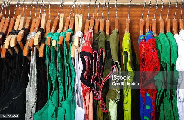 Dress Shop Stock Photo - Download Image Now - Abundance, Backgrounds, Blue