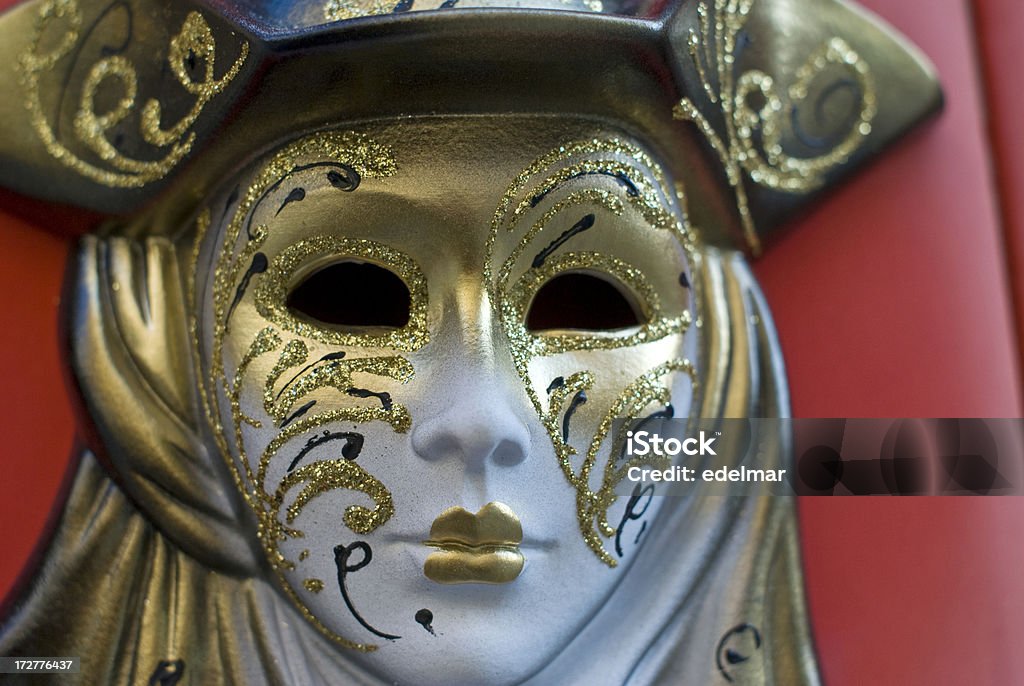 Carnival Mask The Carnival mask glitters and hides a bit of mystery. Adult Stock Photo